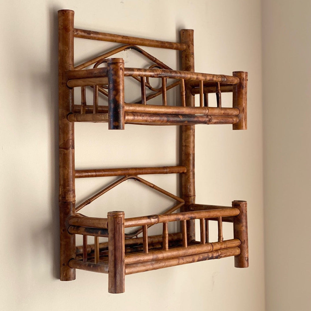 KEPT London Stock Tiger bamboo double shelf