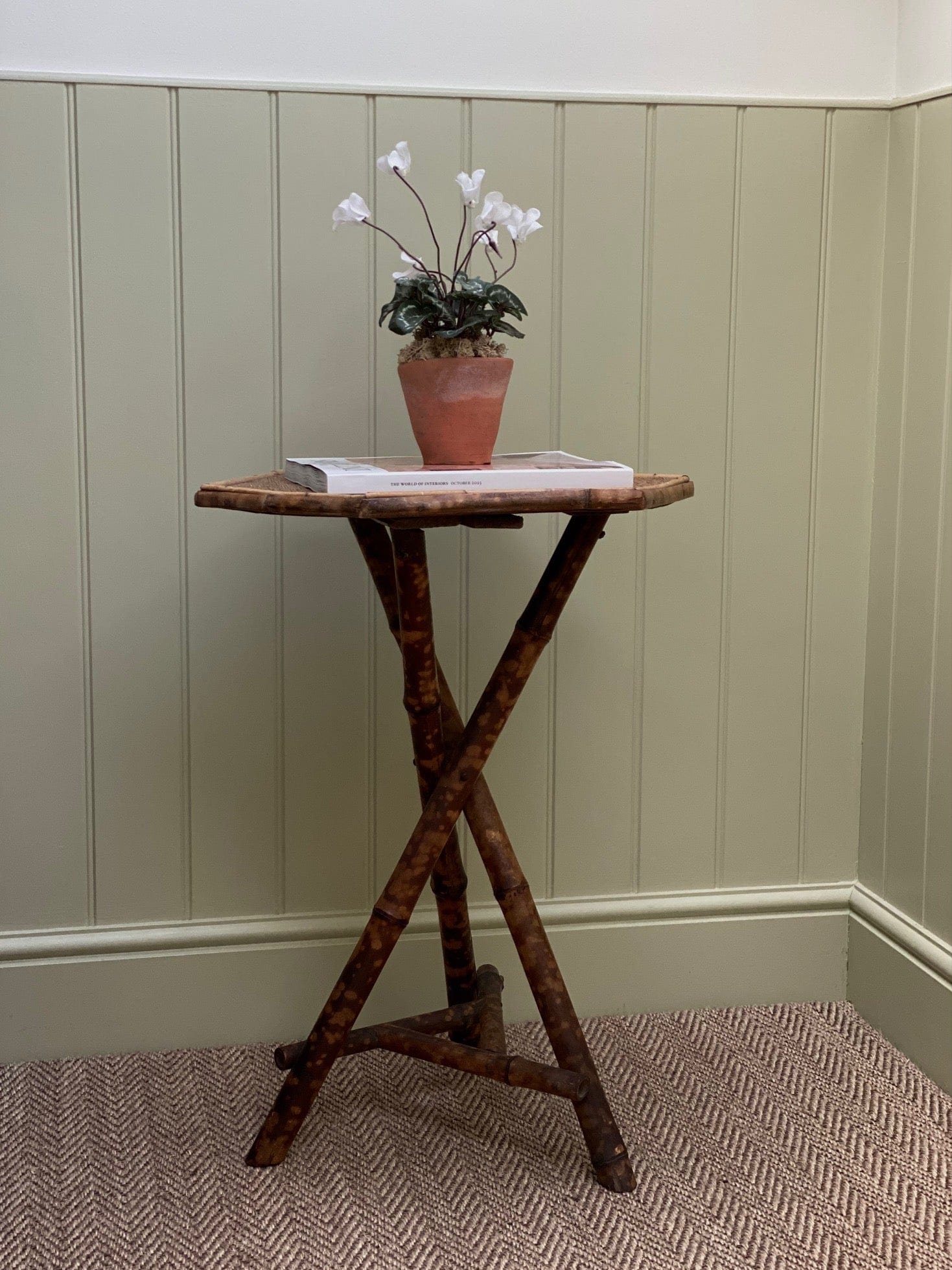 KEPT London Tiger bamboo hexagonal table