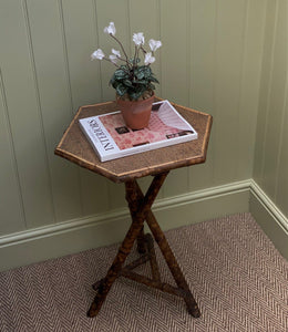 KEPT London Tiger bamboo hexagonal table