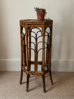 Load image into Gallery viewer, KEPT London Stock Tiger bamboo tall side table
