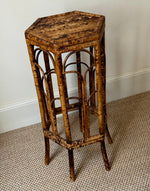 Load image into Gallery viewer, KEPT London Stock Tiger bamboo tall side table
