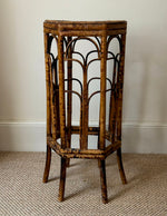 Load image into Gallery viewer, KEPT London Stock Tiger bamboo tall side table
