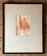 Load image into Gallery viewer, KEPT London Stock Tree drawing, Brita Naess, 1950
