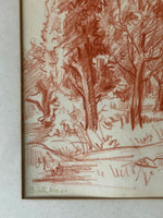 Load image into Gallery viewer, KEPT London Stock Tree drawing, Brita Naess, 1950
