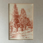 Load image into Gallery viewer, KEPT London Stock Tree drawing, Brita Naess, 1950
