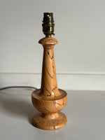 Load image into Gallery viewer, KEPT London Stock Turned spalted wood lamp
