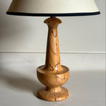 Load image into Gallery viewer, KEPT London Stock Turned spalted wood lamp
