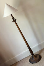 Load image into Gallery viewer, KEPT London Stock Turned wooden floor lamp
