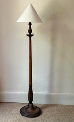 Load image into Gallery viewer, KEPT London Stock Turned wooden floor lamp
