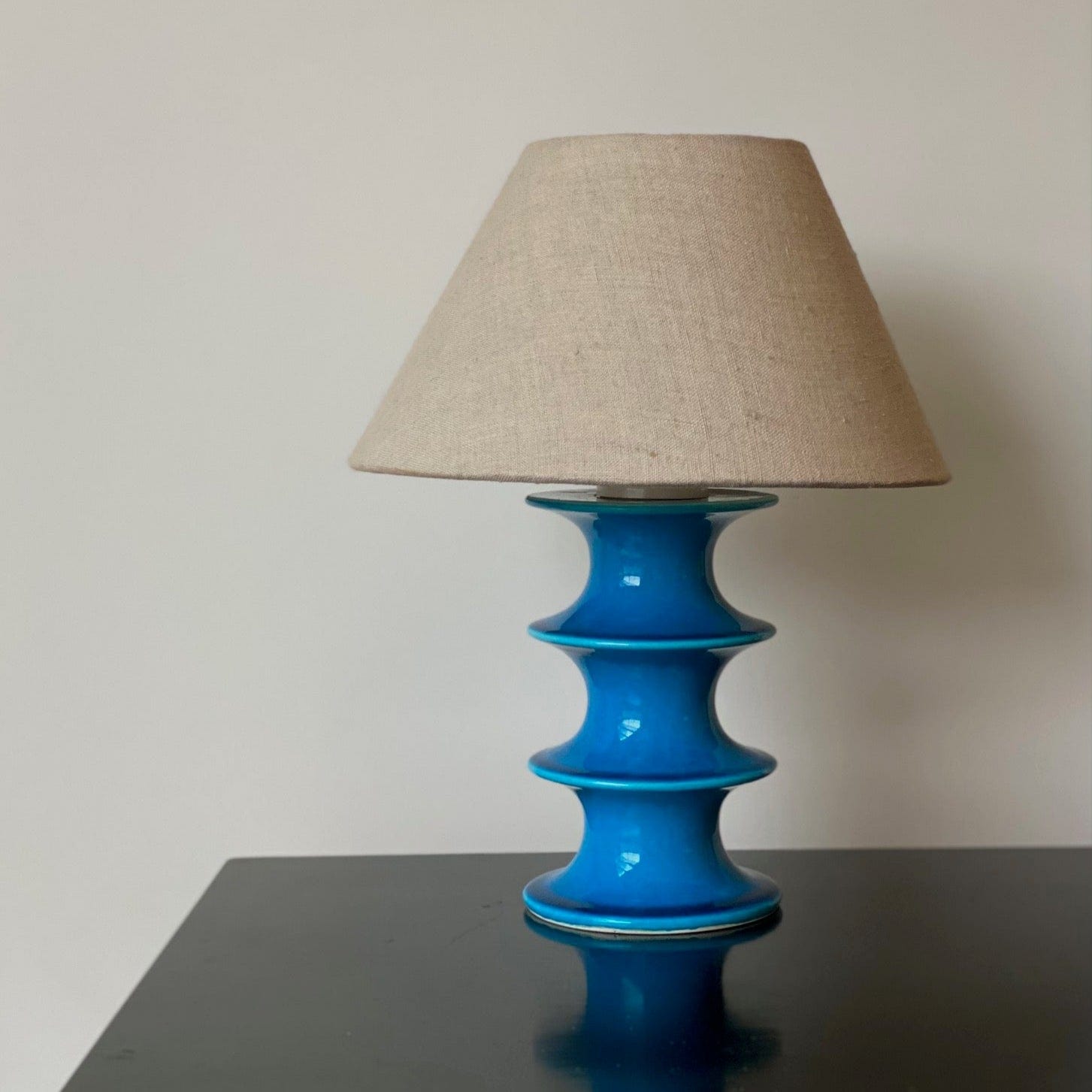 KEPT London Turquoise 'Pop' lamp, Inger Persson for Rörstrand