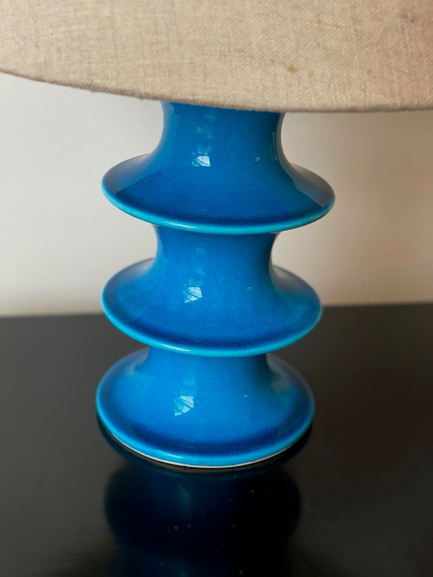 KEPT London Turquoise 'Pop' lamp, Inger Persson for Rörstrand