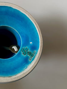 KEPT London Turquoise 'Pop' lamp, Inger Persson for Rörstrand