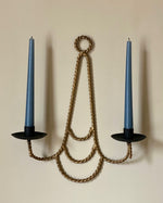 Load image into Gallery viewer, KEPT London Stock Twisted double arm sconce
