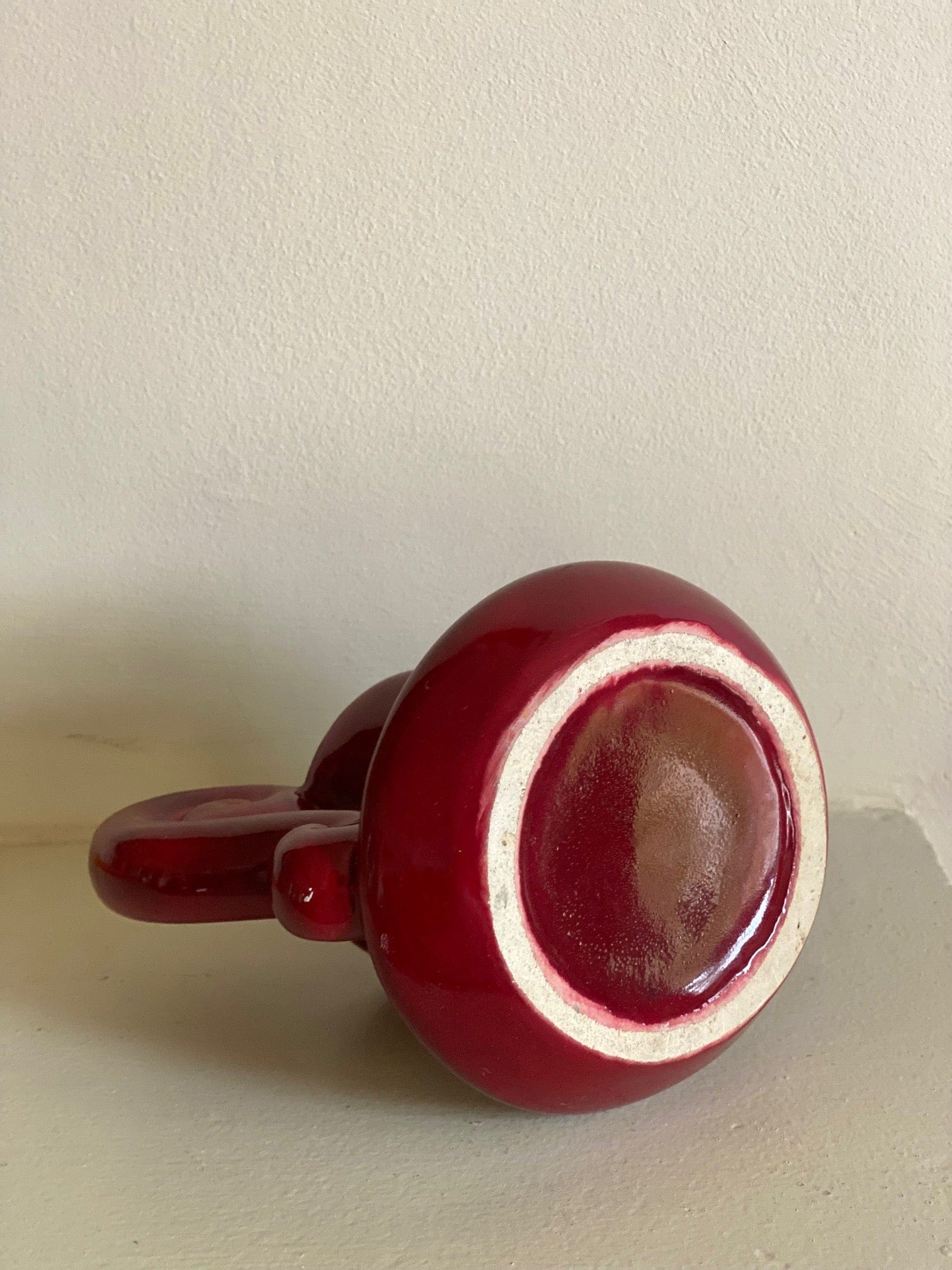 KEPT London Stock Vallauris style red candleholder