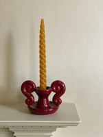 Load image into Gallery viewer, KEPT London Stock Vallauris style red candleholder
