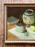 Load image into Gallery viewer, KEPT London Vases and fruits, by Knut Joan (1867-1946)

