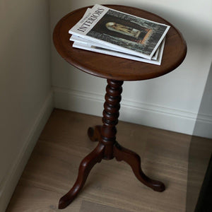 KEPT London Victorian bobbin turned side table