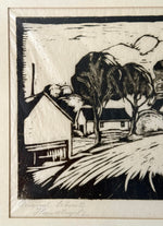 Load image into Gallery viewer, KEPT London Stock Village woodcut, Eric Cederberg (1897–1984), 1929
