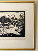 Load image into Gallery viewer, KEPT London Stock Village woodcut, Eric Cederberg (1897–1984), 1929
