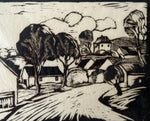 Load image into Gallery viewer, KEPT London Stock Village woodcut, Eric Cederberg (1897–1984), 1929

