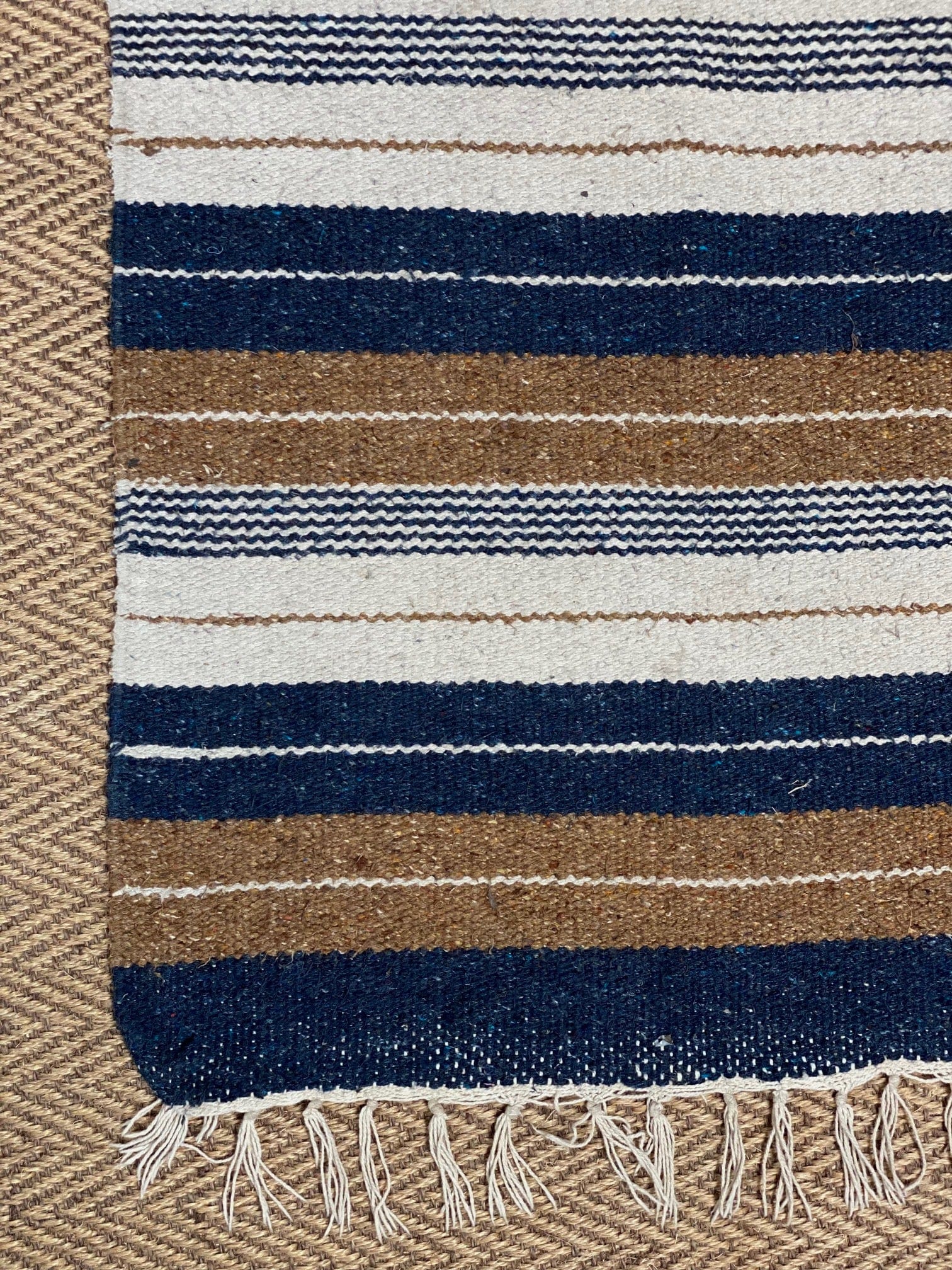 KEPT London Stock Vintage striped rug