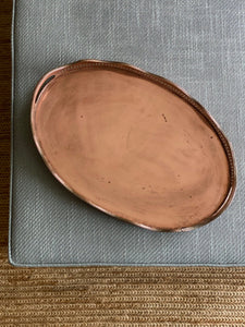 KEPT London Wavy edged copper tray