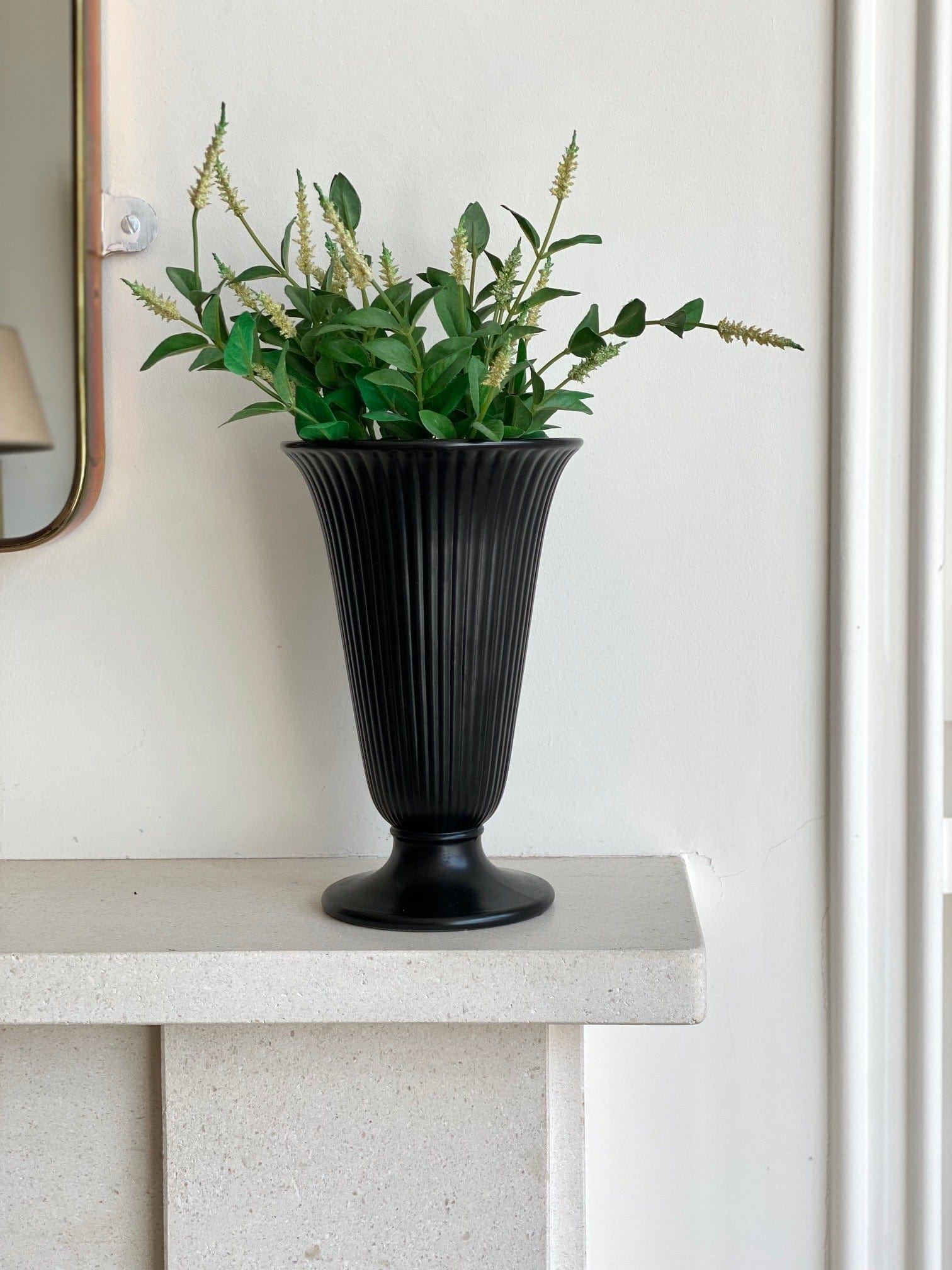 KEPT London Stock Wedgwood black vase