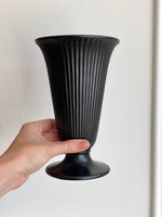 Load image into Gallery viewer, KEPT London Stock Wedgwood black vase
