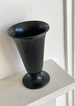 Load image into Gallery viewer, KEPT London Stock Wedgwood black vase

