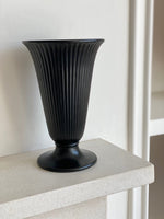 Load image into Gallery viewer, KEPT London Stock Wedgwood black vase
