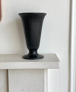 Load image into Gallery viewer, KEPT London Stock Wedgwood black vase
