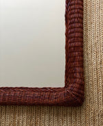 Load image into Gallery viewer, KEPT London Stock Wicker arched mirror
