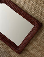 Load image into Gallery viewer, KEPT London Stock Wicker arched mirror
