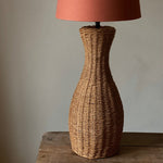 Load image into Gallery viewer, KEPT London Stock Wicker curved table lamp
