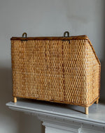 Load image into Gallery viewer, KEPT London Stock Wicker desk letter rack
