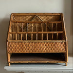 Load image into Gallery viewer, KEPT London Stock Wicker letter rack
