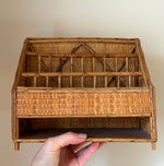 Load image into Gallery viewer, KEPT London Stock Wicker letter rack
