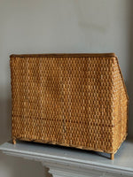 Load image into Gallery viewer, KEPT London Stock Wicker letter rack
