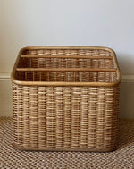 Load image into Gallery viewer, KEPT London Stock Wicker magazine basket rack
