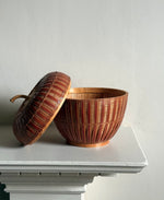 Load image into Gallery viewer, KEPT London Stock Wicker woven apple box
