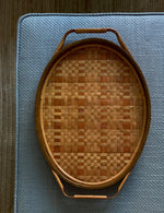 Load image into Gallery viewer, KEPT London Stock Wicker woven oval tray
