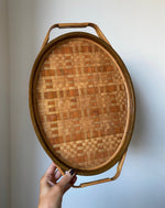 Load image into Gallery viewer, KEPT London Stock Wicker woven oval tray
