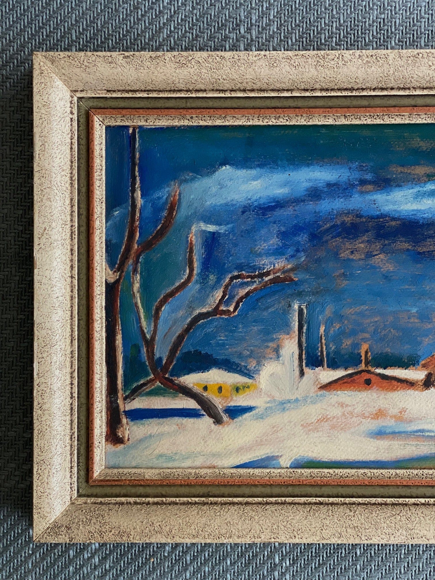 KEPT London Winter landscape, signed S.M., dated 1936
