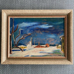 Load image into Gallery viewer, KEPT London Winter landscape, signed S.M., dated 1936
