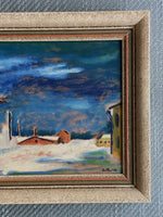 Load image into Gallery viewer, KEPT London Winter landscape, signed S.M., dated 1936
