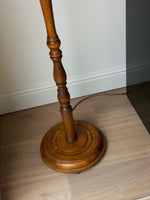 Load image into Gallery viewer, KEPT London Stock Wooden turned floor lamp
