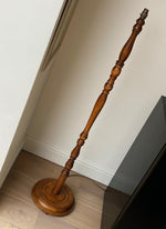 Load image into Gallery viewer, KEPT London Stock Wooden turned floor lamp
