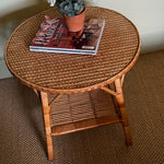 Load image into Gallery viewer, KEPT London Woven bamboo round table
