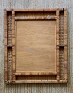 Load image into Gallery viewer, KEPT London Stock Woven cane rectangular mirror
