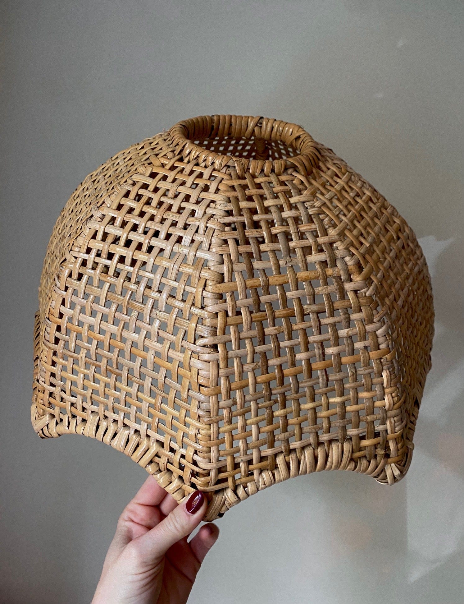 KEPT London Stock Woven wicker pendant lampshade